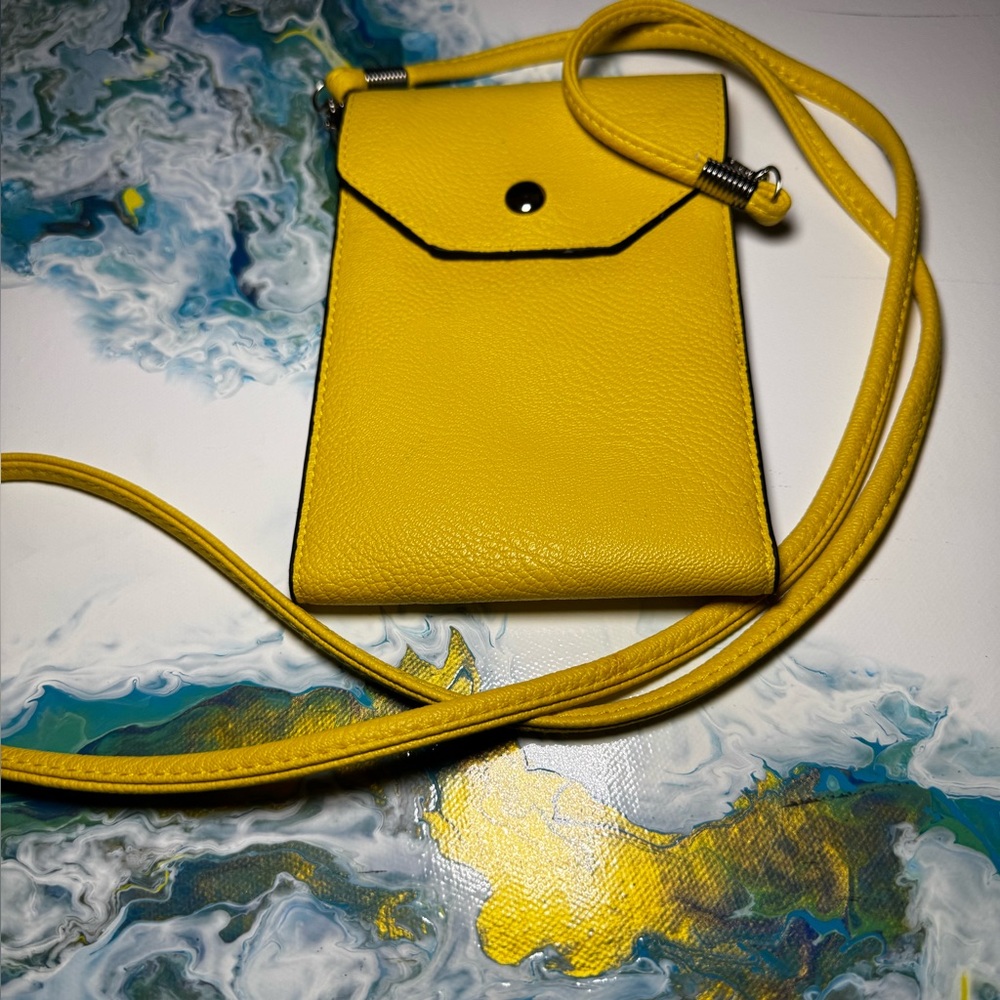 CROSSBODY YELLOW   Bag 6.3 “